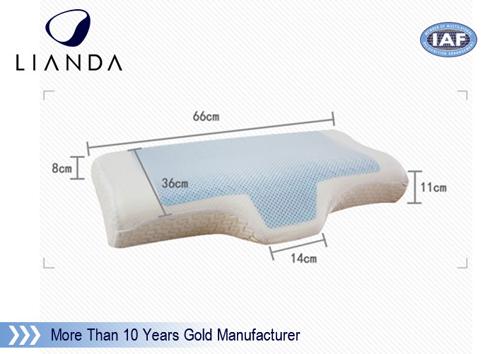 Butterfly shape memory foam cool gel pillow , Updated version foam gel pillow
