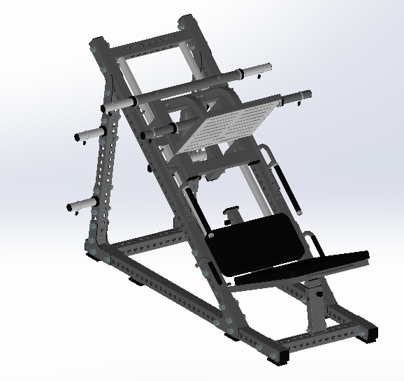 New Design Commercial Gym Equipment Strength Training Plate Loaded Leg Press Hack Squat