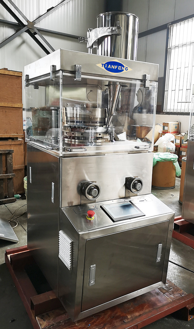 42000 Pcs / H Lab Pharmaceutical Pill Press Machine PLC Touch Screen Control