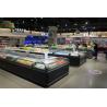 Buy cheap R404a Open Top Island Freezer For Meat / Big Capacity Supermarket Chest Freezer from wholesalers