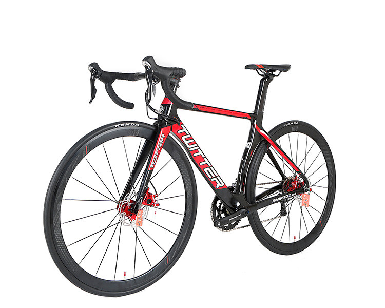 Thru Axle Disc Brake Frame Carbon Fiber Road Bike TIAGRA 20 Speed