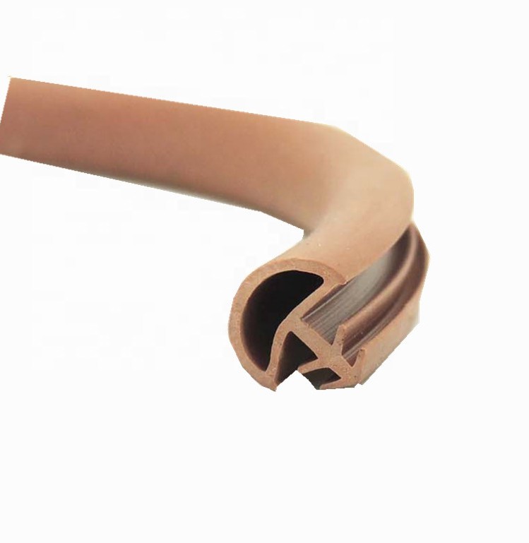Extrusion Rubber Seal Tape for Wooden Door Window Frame PVC TPE Silicone D 12x6x4mm