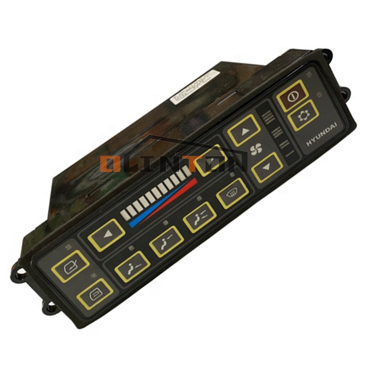 Support OEM R210-7 Excavator AC Control Panel 11N6-90031 Throttle Knob Switch Box 21N8-20506