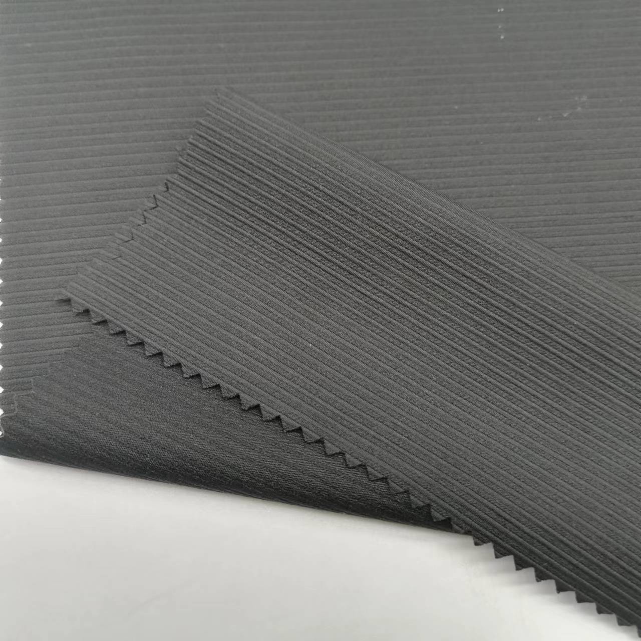 Breathable Stripe 4 Way Stretch 90 Polyester 10 Spandex Fabirc Sportswear 150D 40D