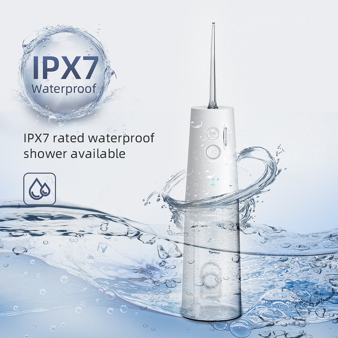 3 Modes Portable Dental Oral Irrigator 2000mAh Water Jet Teeth Cleaner