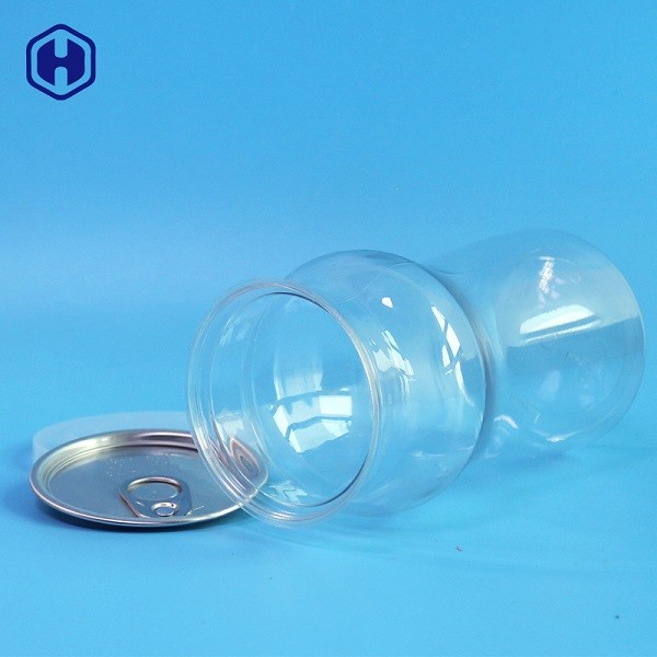 Thin Wall Clear Plastic Cans Lightweight Cylindrical Plastic Containers