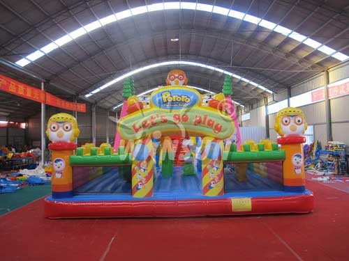 Toddler / Adult Size Large Inflatable Slide Crazy Penguin Party Style WSS-104