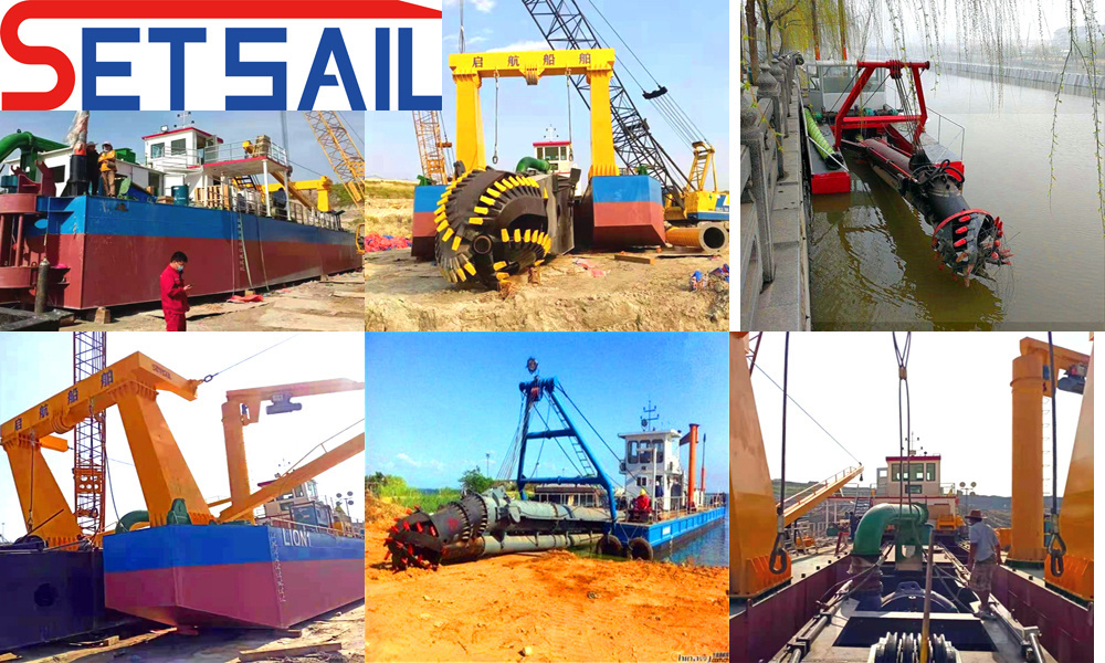River Sand Pump Cutter Suction Dredger with Hydraulic Cutter Head