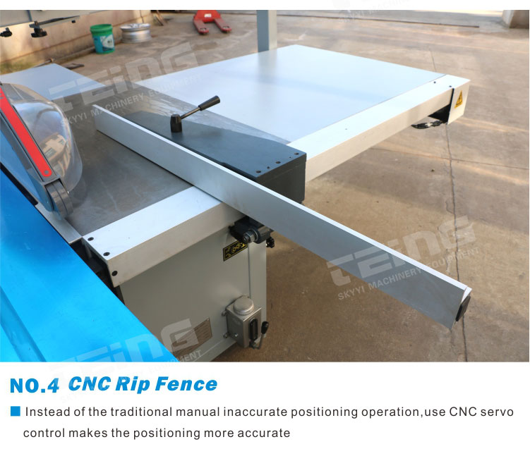 Panel Saw Style VERTICAL CNC Sliding Table Saw for Electric Fence and Wood Cutting