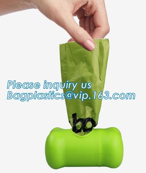 High Quality Eco-friendly Degradable Fashion With Printing Doggy Pet Dog Waste Poop Bags, Eco friendly pet dog waste poo