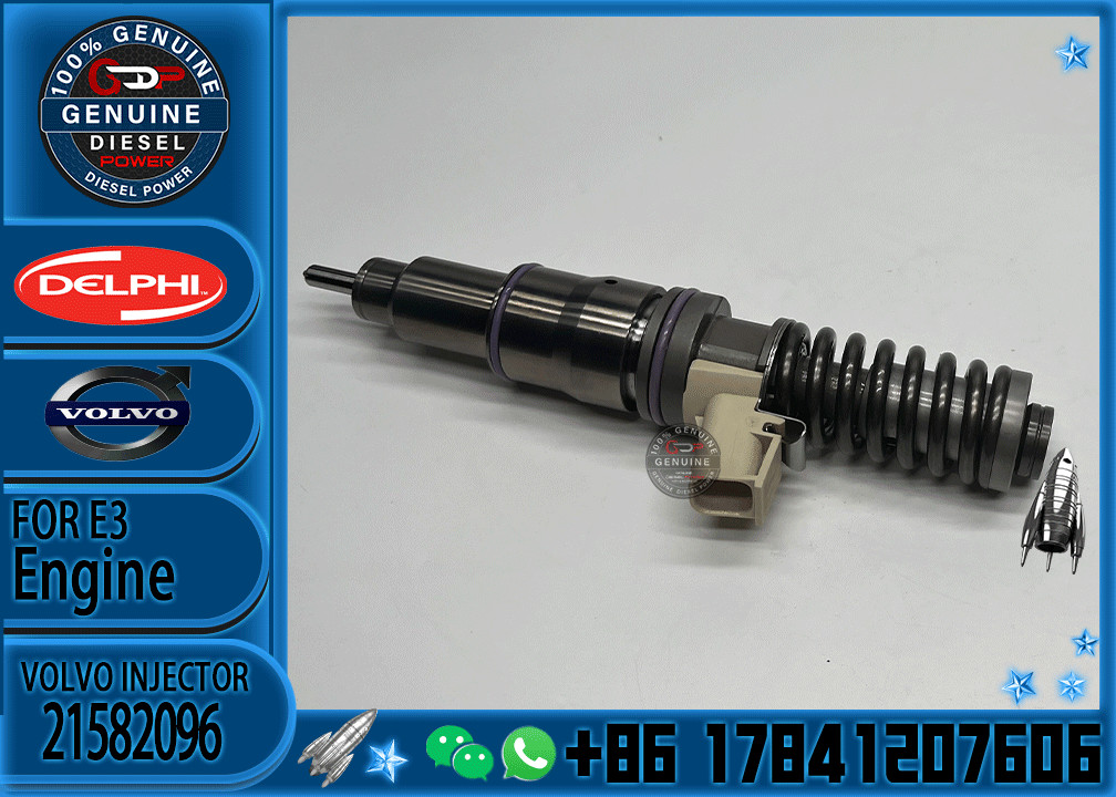 Diesel Engine Fuel Injector 20430583 21582096 5001867216 7420708597 20708597 7421582094 7421644596 21582094 For VOL