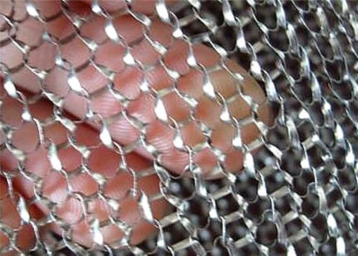 1mm Titanium Knitted Wire Mesh Filter 0.18mm Thickness Color Customized