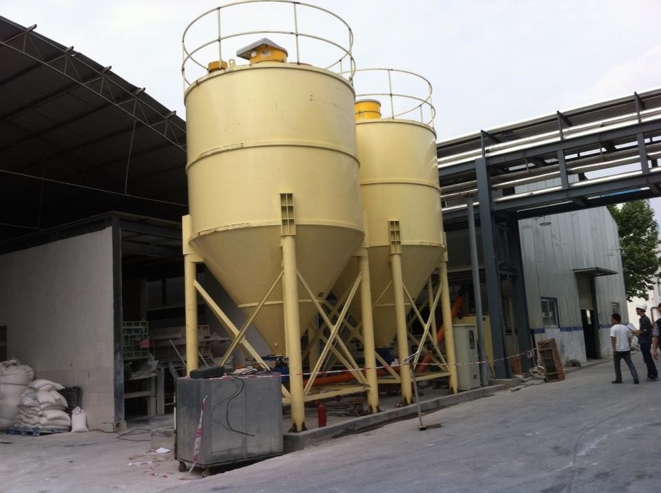 Alloy Steel Lime Storage Silo , Chemical Bulk Storage Silo
