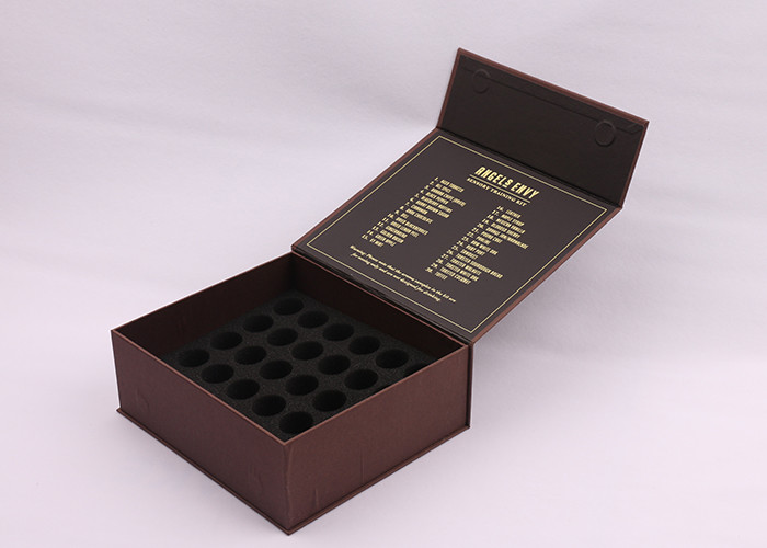 Individual Cosmetics Glass Cardboard Gift Boxes packagingUnfoldable Fancy Design