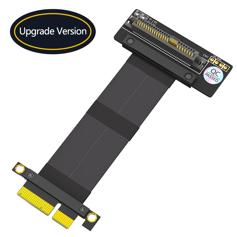 SFF-8639 U.2 90° to PCI-E 3.0 4X Ribbon Extender Cable for and Fast Connectivity