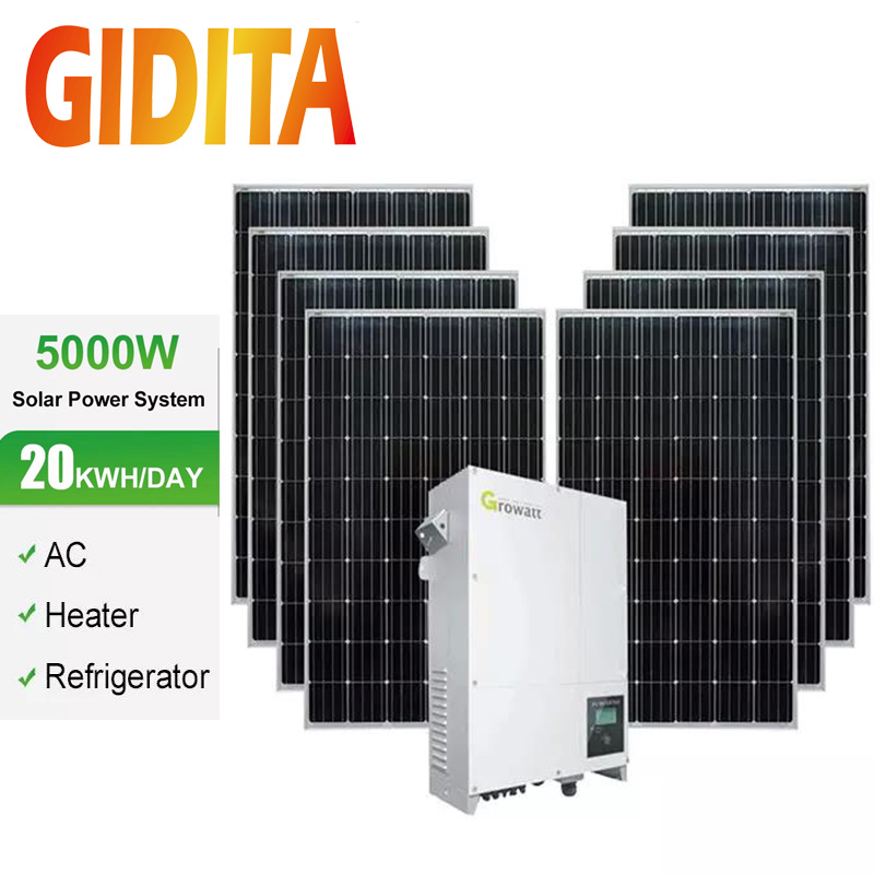 Off Grid Type Solar Power Storage System 5kw For Home And Factory Use