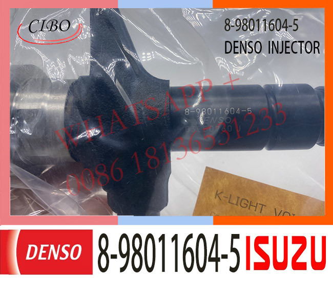 8-98011604-5 DENSO Diesel Engine Fuel Injector 8-98011604-5 095000-6980 8-98119228-3 for denso/isuzu 4JJ1