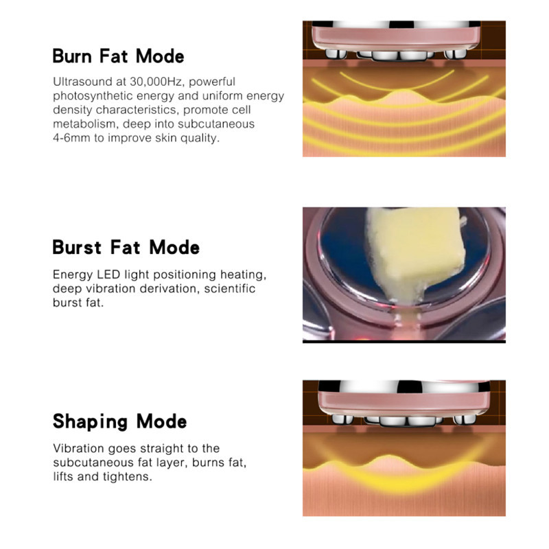 Ultrasonic RF Radio Frequency Skin Device Anti Cellulite Fat Removal
