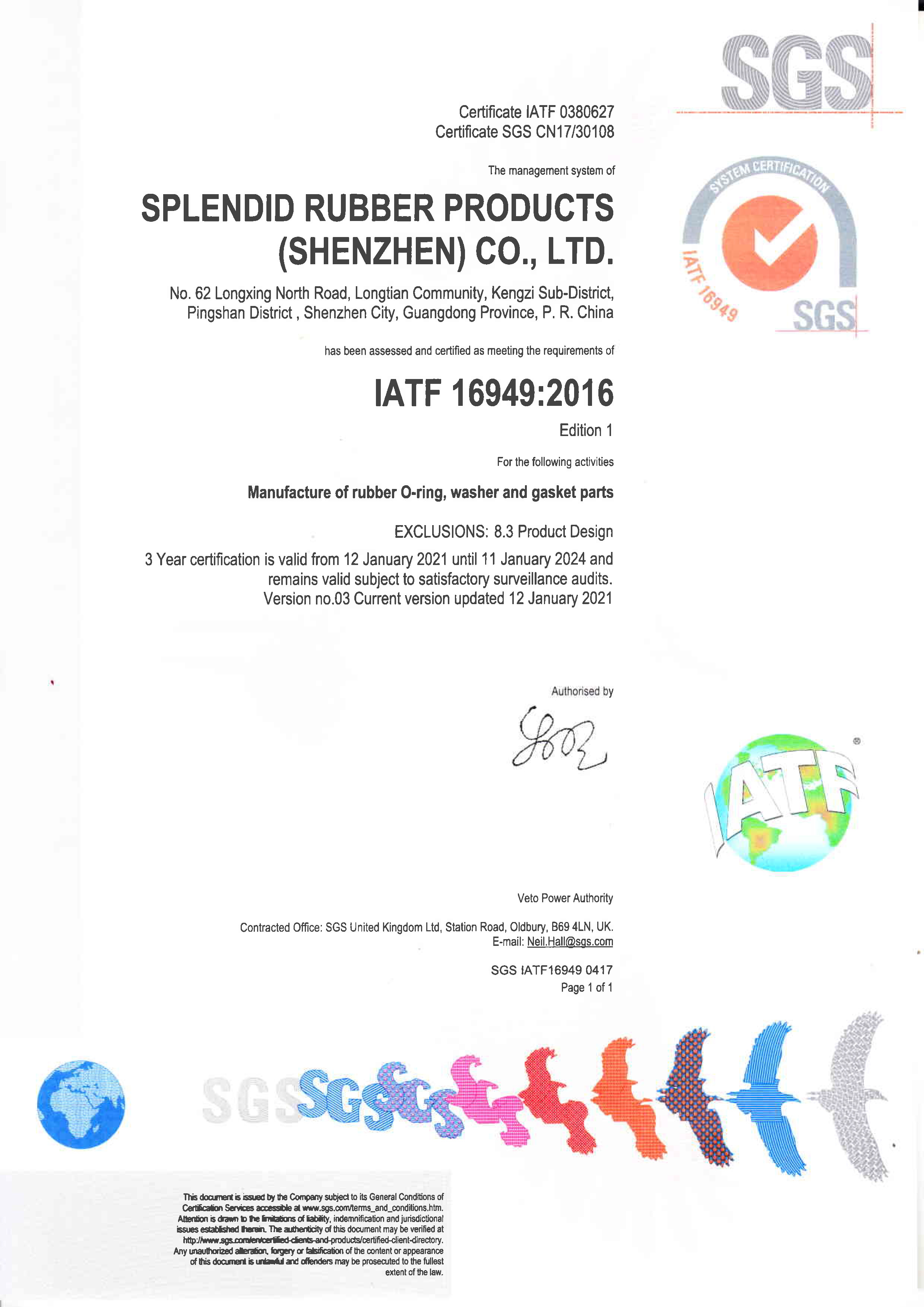 FFKM HNBR Rubber O Ring Seals , Compression Molding Mechanical Gasket