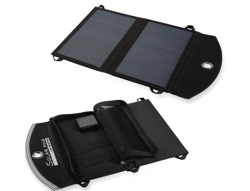 Mini Foldable Portable 14W 5V Charger Solar Cell Panel