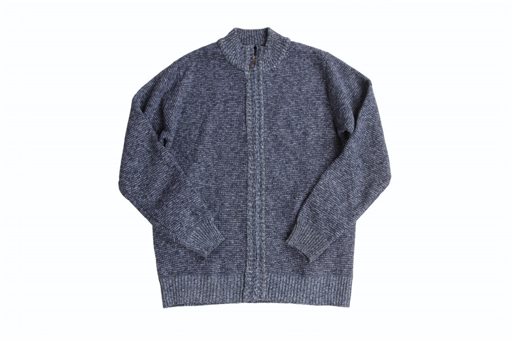 Stockpapa Male Casual zip up turtleneck sweater
