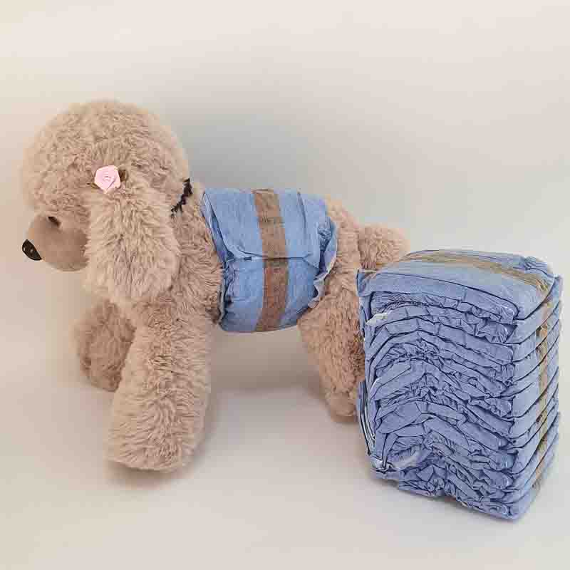 disposable Dog Training Pet Dog Diapers With PE / Clothlike Backfilm