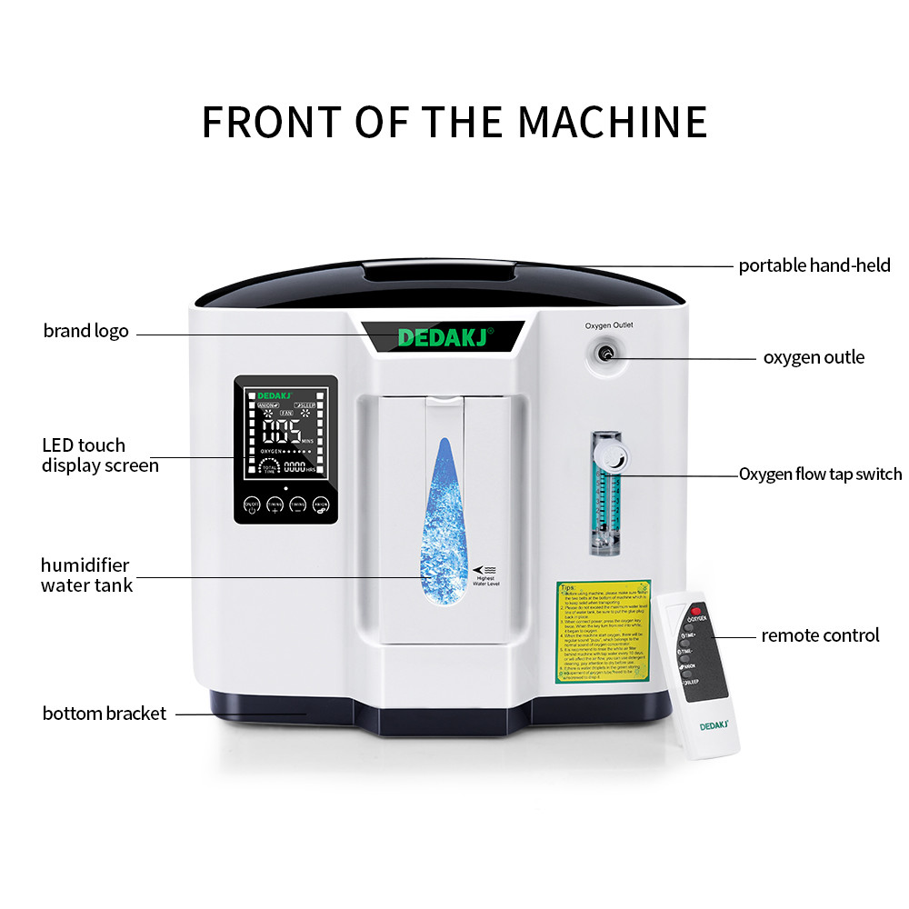 Factory Prcie 7L 90% Oxygen Concentrator Home Portable Oxygen Concentrators