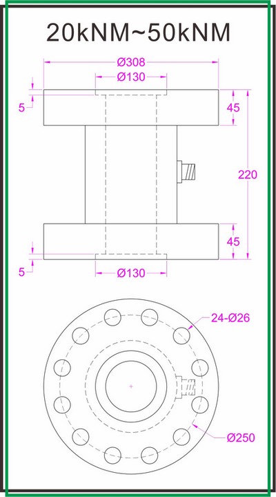 high capacity torque sensor