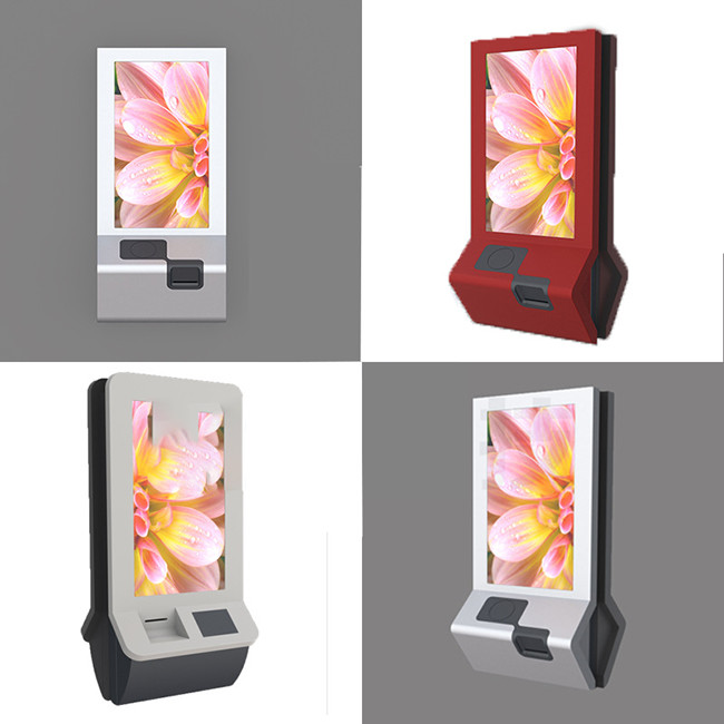 Large Scale Self Ordering Kiosk Split Screen Self Service Food Kiosk