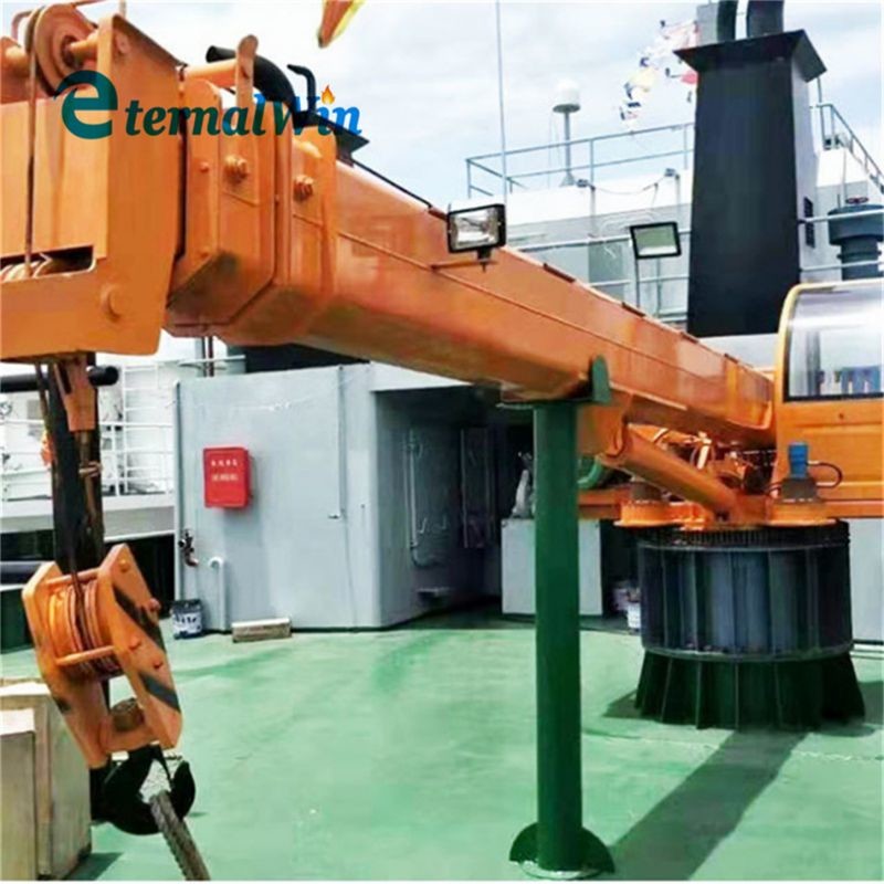 Electric Or Hydraulic Deck Crane Up To 30 M Outreach For Construction
