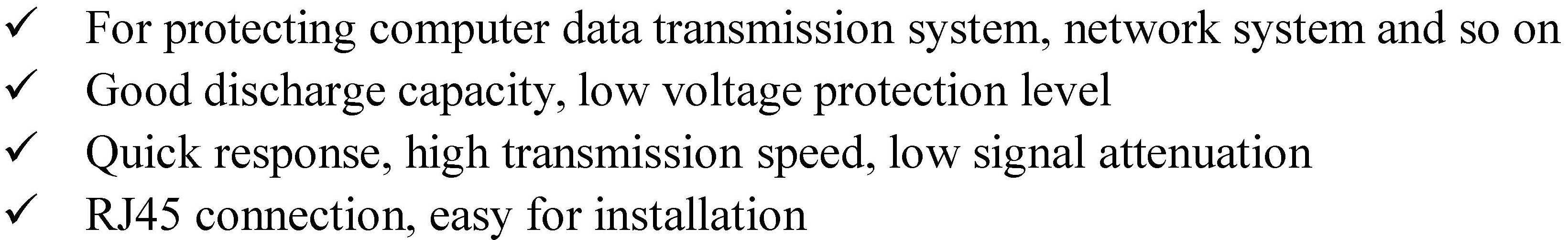 Single Port Ethernet Surge Protection Devices 5v - 1000MBit Vs Cat6 Surge Arrester