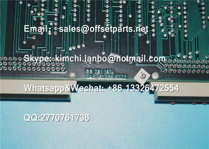 00.781.1874 81.186.5325 TAS circuit board original used printer part offset printing machine part
