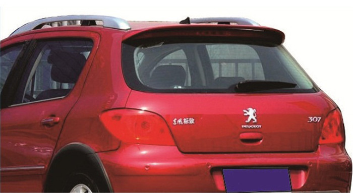 Auto Body Kit Car Roof Spoiler Peugeot 307 Rear Spoiler ABS Material