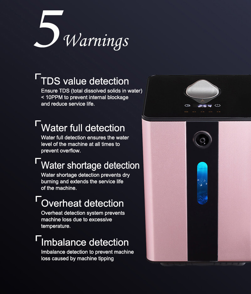 Strengthen Immunity Portable Hydrogen Inhalation Machine 150ml WEIZI