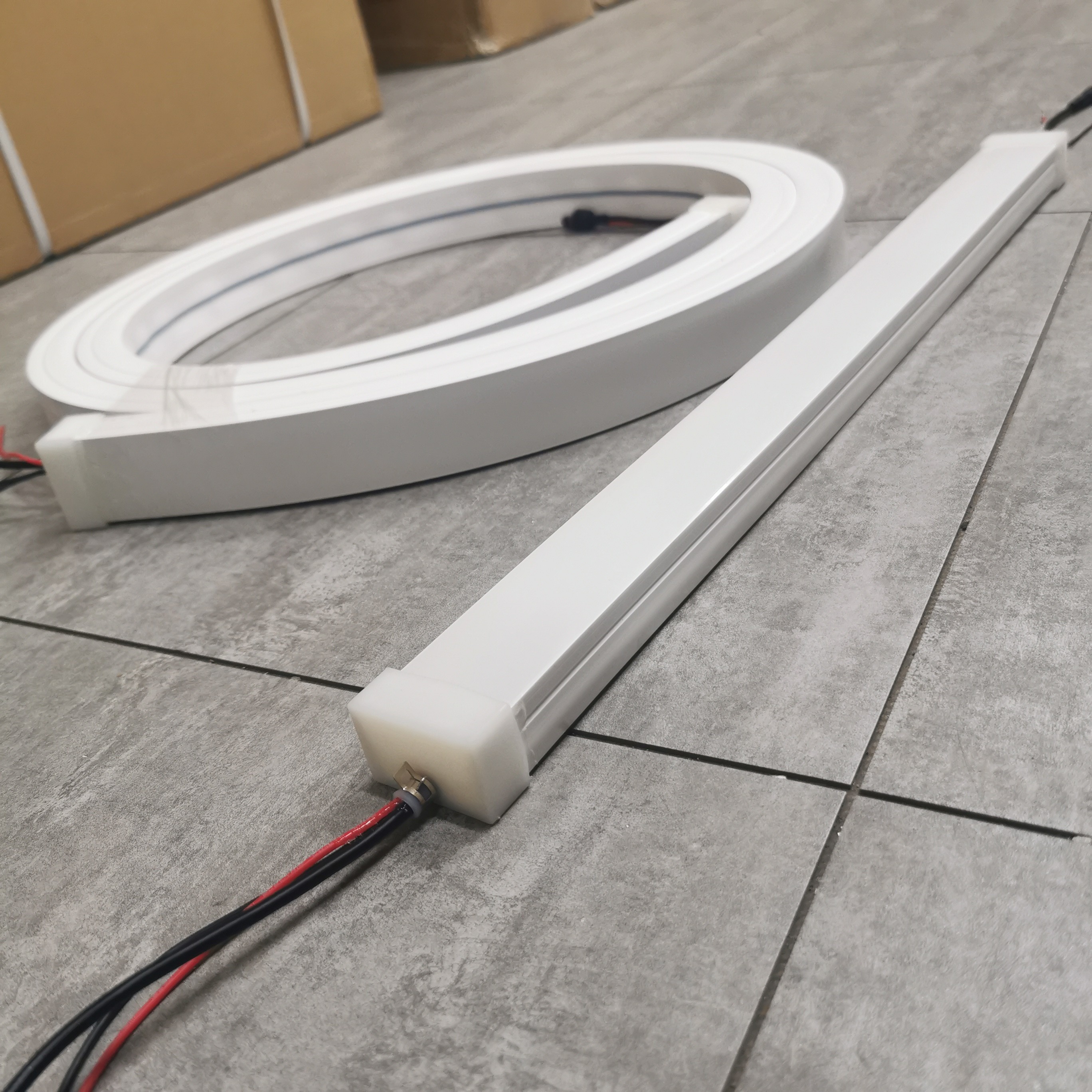 40x25mm flat rgb rgbw silicone rope strip chase tube light Soft Neon Neo Hose Led Tape For building decoration