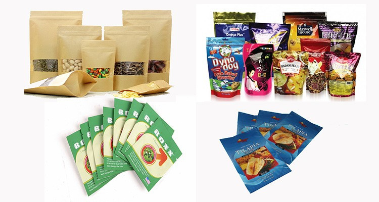 304SS Food Jerky Beef Zipper Premade Bag Doypack Packing Machine