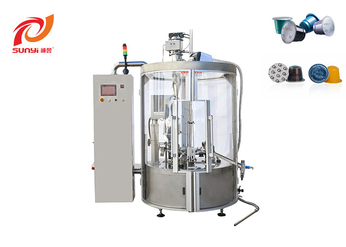 0.8MPa SKP-1N Rotary K Cup Coffee Capsule Filling Machine