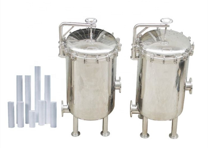 20" 5 SS Micron Filter Housing , PP Melt Blown Filter Cartridge For Water Purification