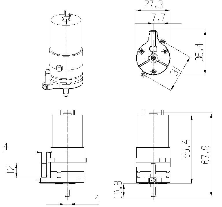 FLOWGATE auto foam soap dispensing pump DC 3-4V liquid and air pre-mixtured by demand proportion for hand washer