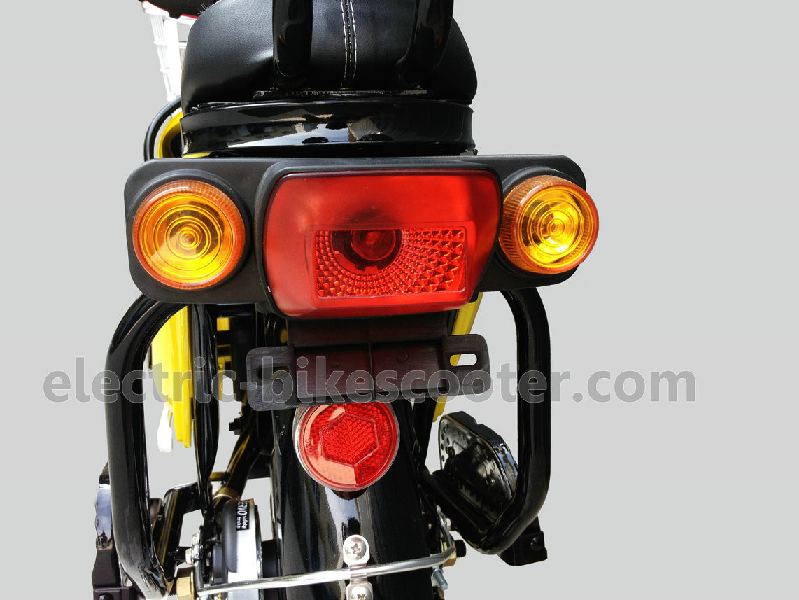 City Pedal Assist Electric Bike 16 Inch Wheel 450W Dual Seat Digital Style