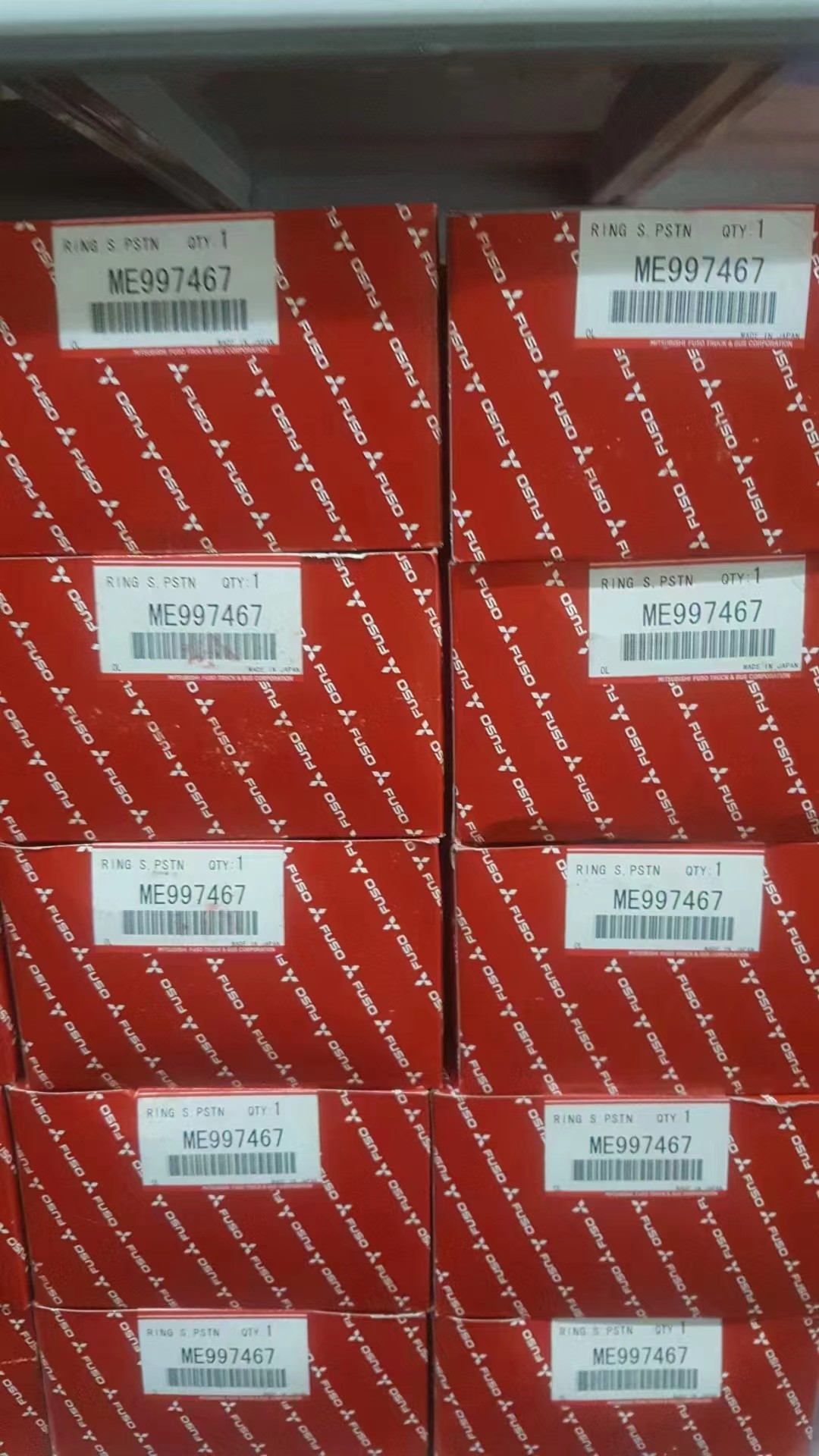 6D24 Piston Ring ME151190 For Mitsubishi Engine Parts ME088990 PISTON ME995175 BEARING ME088933 SHORT ME997467