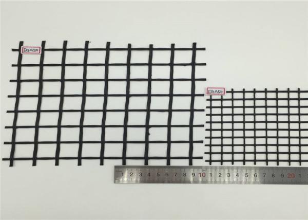 Quality Asphalt Concrete Pavements 3.95m 80kN Glass Fiber Geogrid for sale