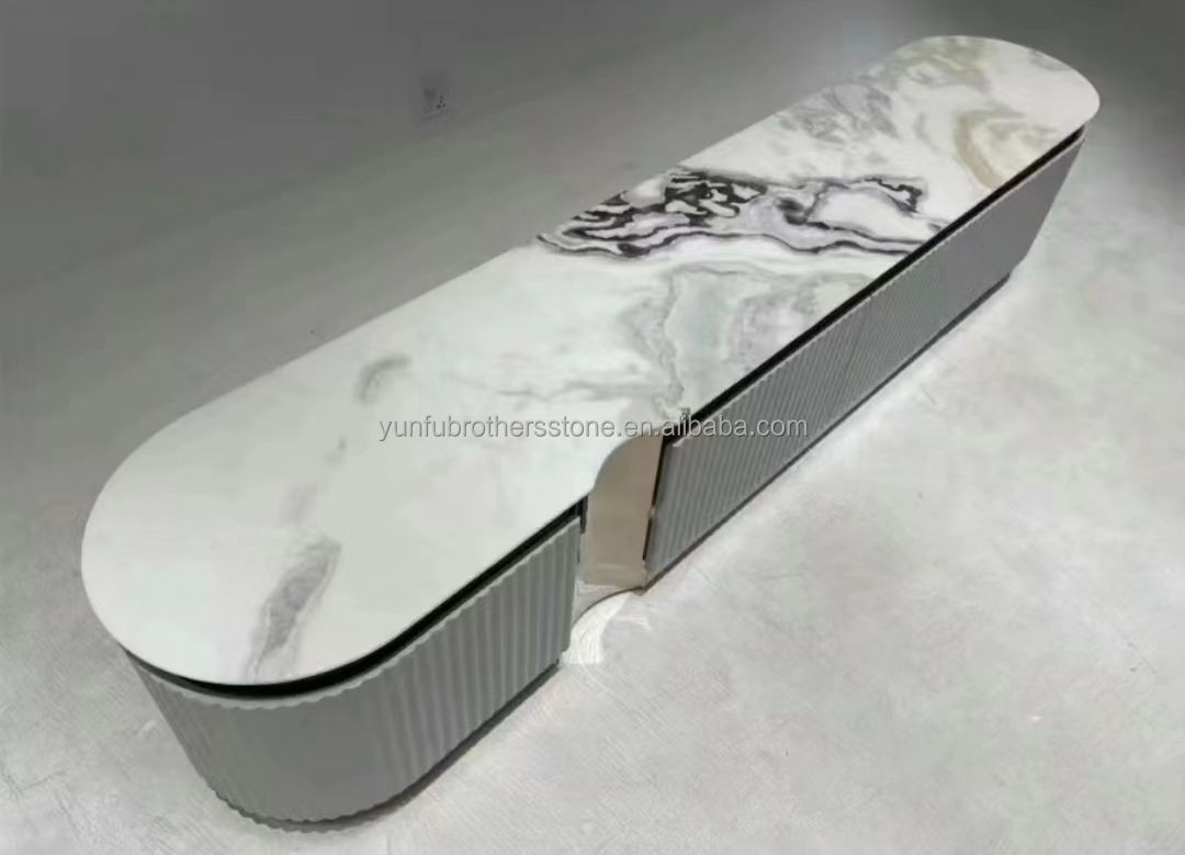 Polished Milk White Alabaster Marble Big Slab for Living Room and Dining Table Flooring