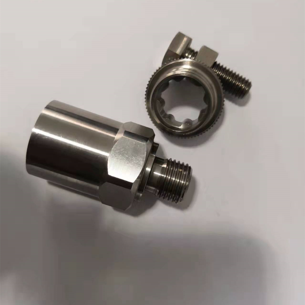OEM Anodizing CNC Machining Titanium Parts With Laser Cutting