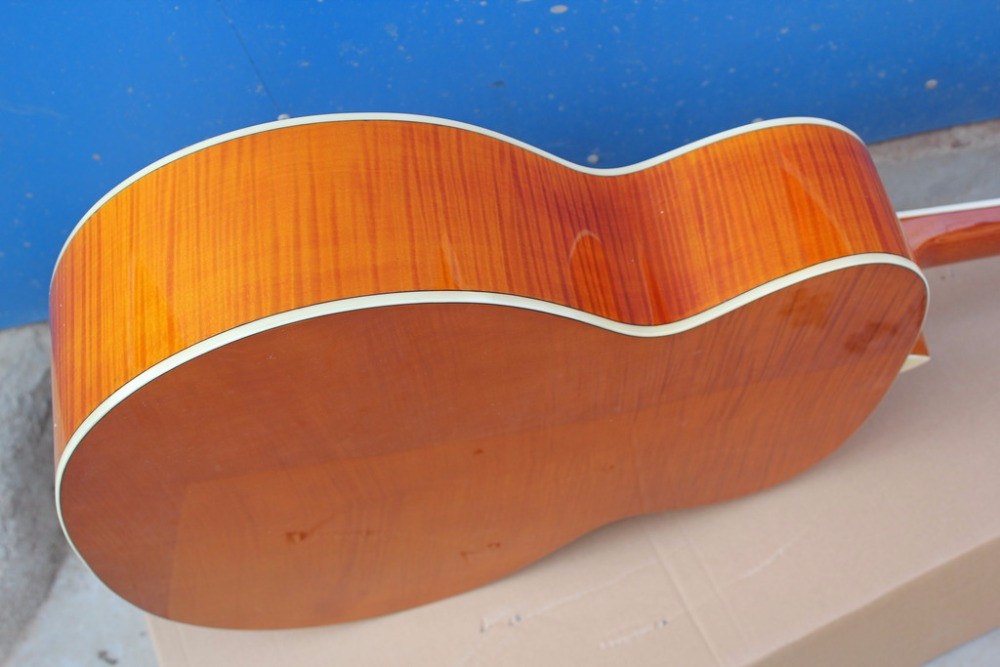 12 strings blond acoustic guitar TY 12 strings 814 acoustic electric guitar round body 814ce guitar