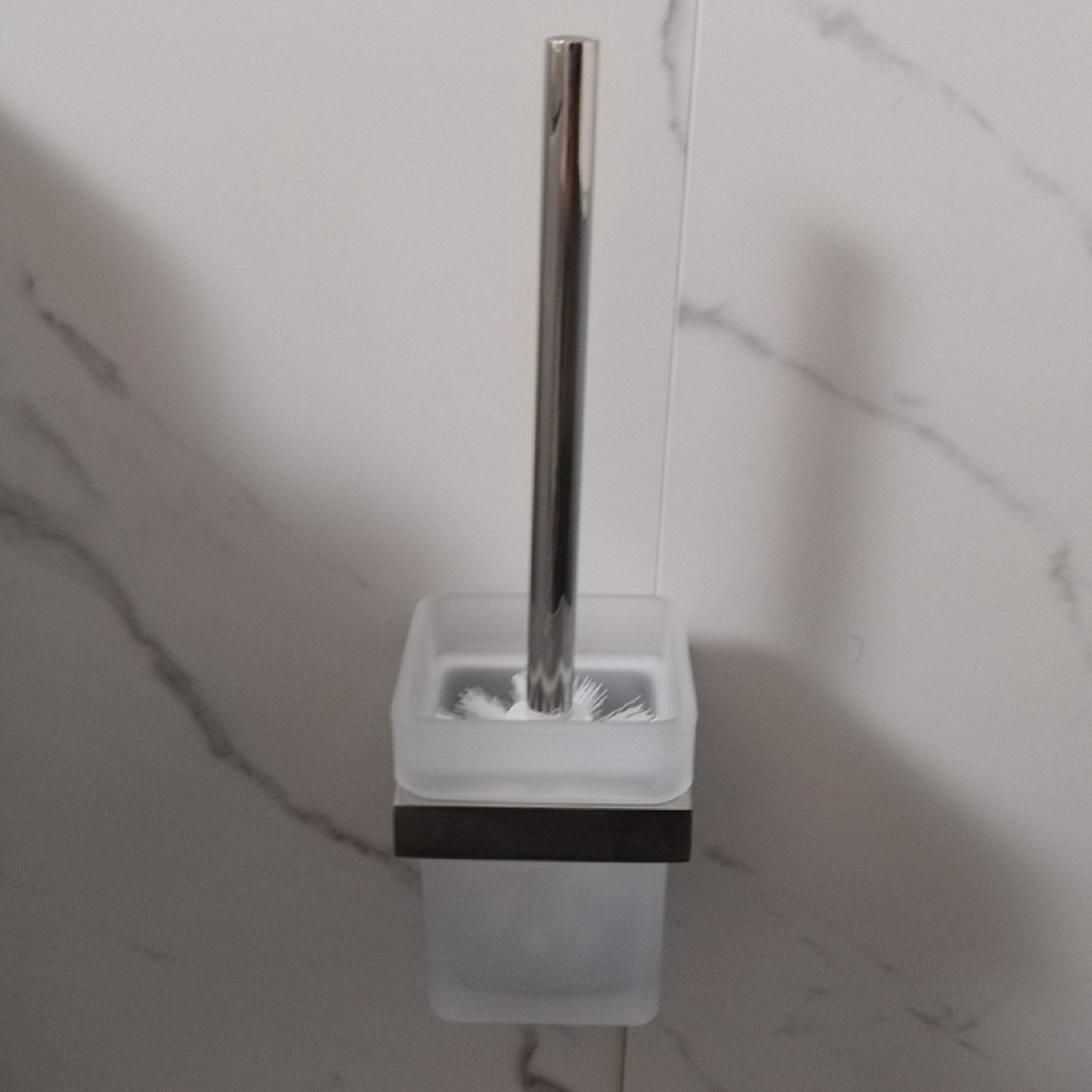 Bathroom Bowl Cleaning Steel Toilet Brush Holders Eco Friendly