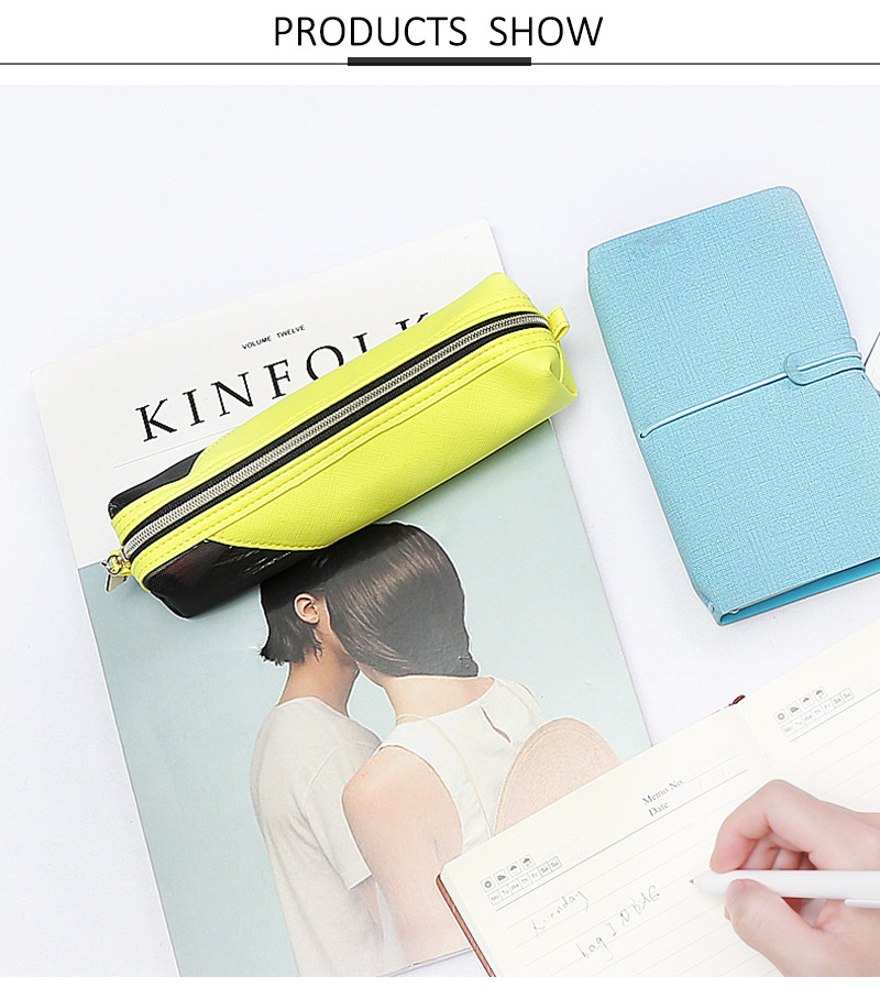 Fashion Style Leather Makeup Bag With Custom Logo Wholesale Portable