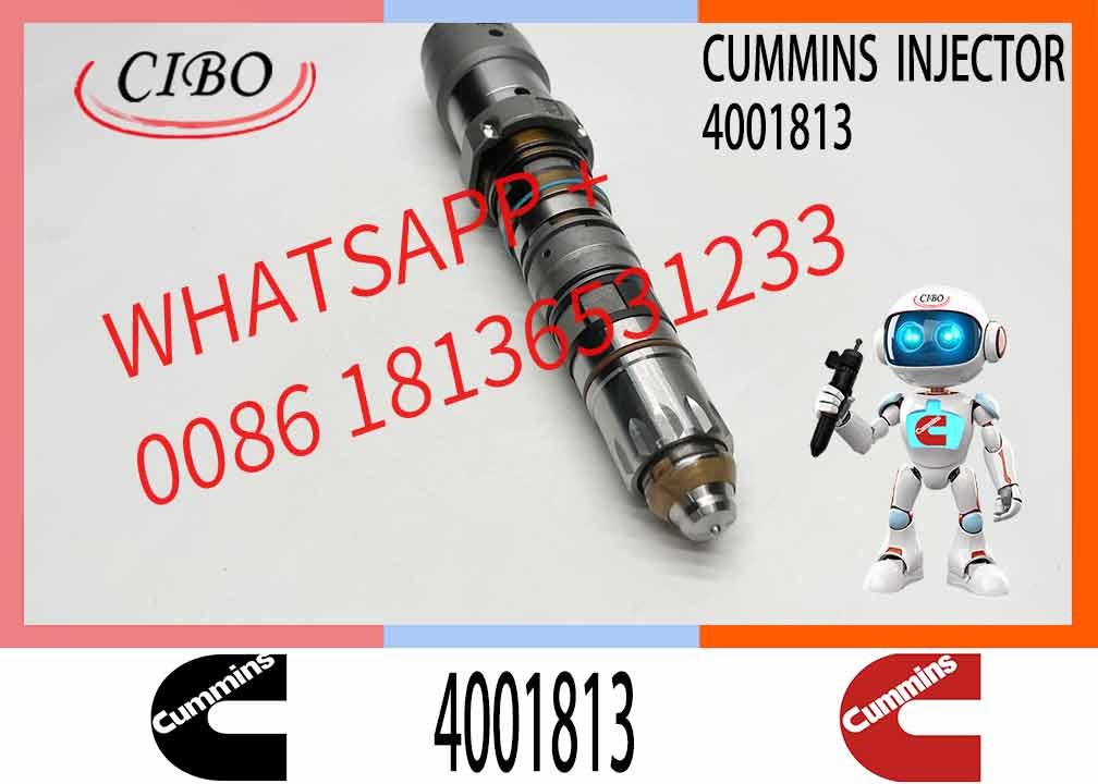 Hight Quality Diesel Engine Common Rail Fuel Injector 4001813 for Cummins Qsk60 Diesel Engine Parts Fuel Injector Pump