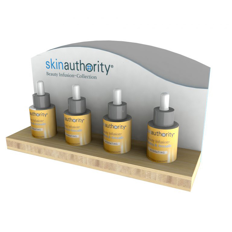 Countertop Makeup Display Units Biodynamic Cosmetic Shop Display Stand