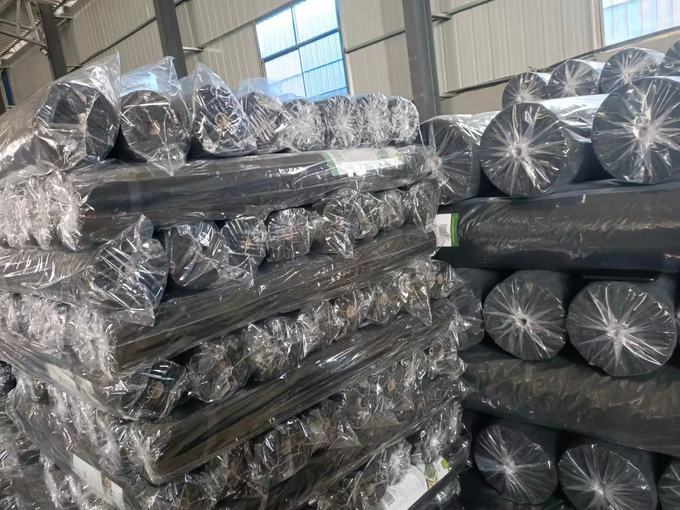 100% Polypropylene Woven Geotextile Fabric Black Agricultural Weed Mat